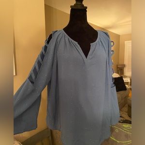 Dusky blue top #65